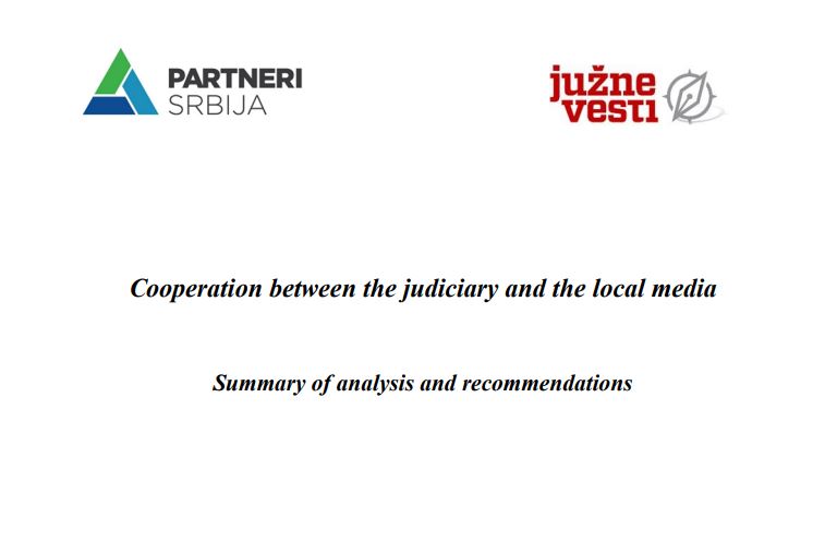 Cooperation between the judiciary and the local media - Summary of analysis and recommendations
