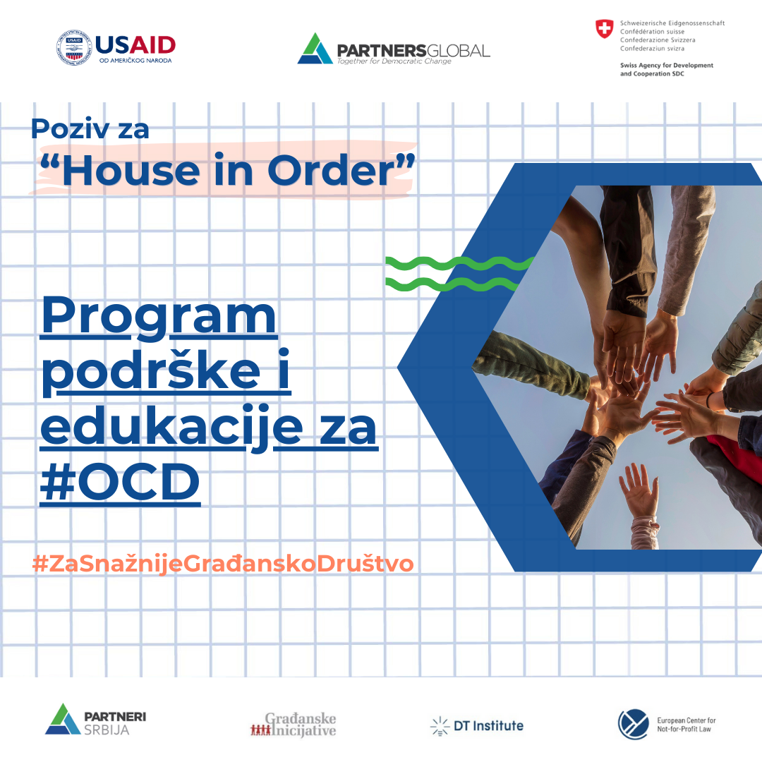 Pridružite se programu „House in Order“: Osnažite svoju organizaciju