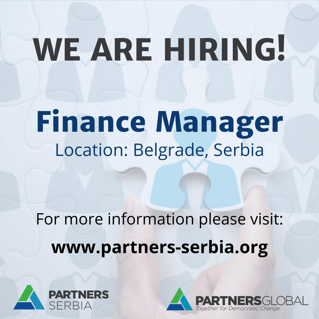  Vacancy Announcement: Finance Manager