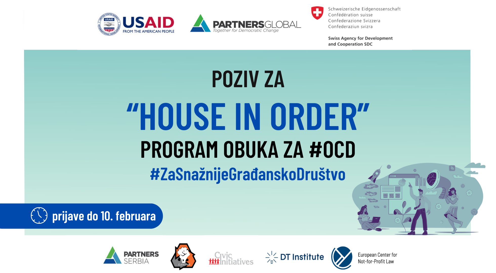 Poziv za „House in Order“ program obuka za OCD