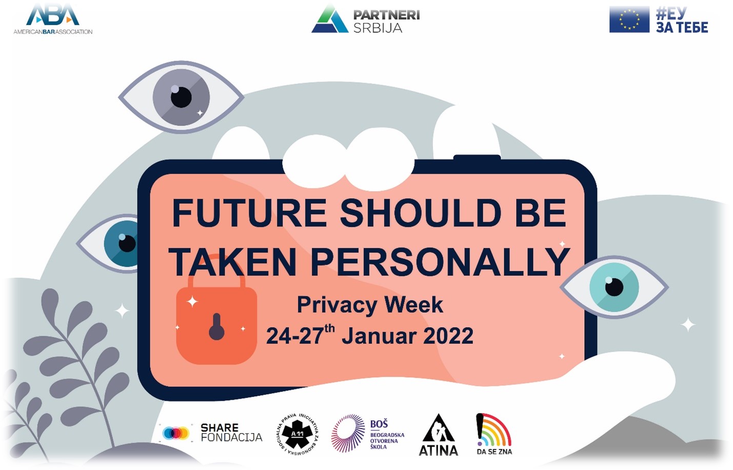 Invitation to Privacy Week, starting from January 24 to January 27, 2022