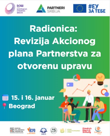 Poziv na dvodnevnu radionicu: Učešće civilnog društva u reviziji OGP Akcionog plana